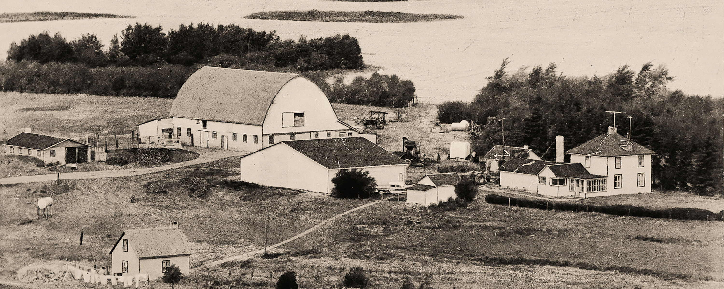 Historic view of Pearen Family Farm near Indian Head, Saskatchewan